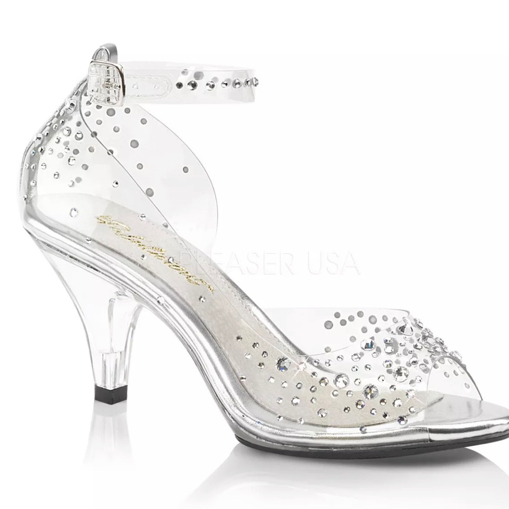 Cinderella glass heels